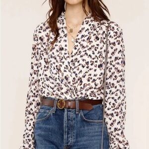 Heartloom Camille Blouse Leopard